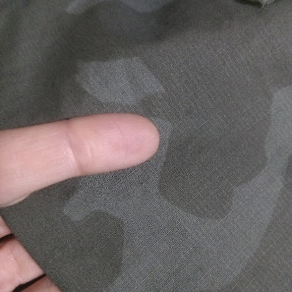 VUORI | Camo Oregano Green Ripstop Boxy Organic Cotton Button Up Front Jacket M - Picture 15 of 15